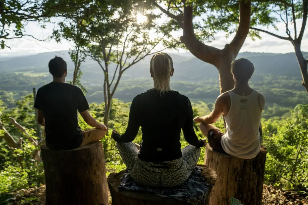 mini-meditation in rainforest nicaragua